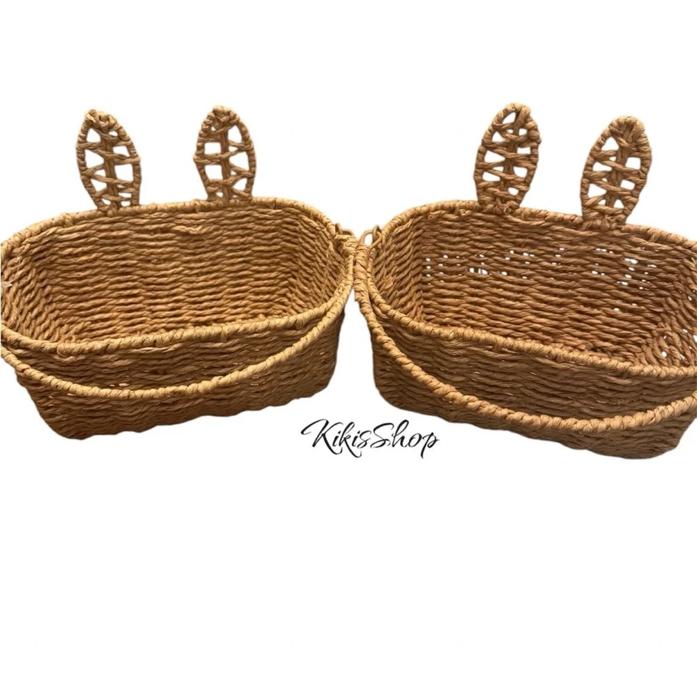 Target- Wicker Easter Bunny Baskets Set of 2 **** 2024 Release***